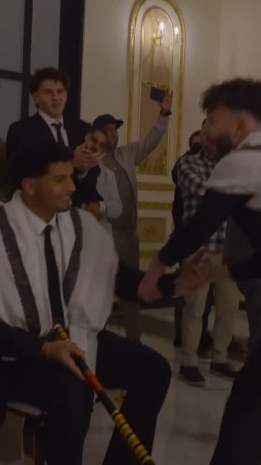 Hayat Al-Dabka Reel: Wedding dabka, the groom joins in